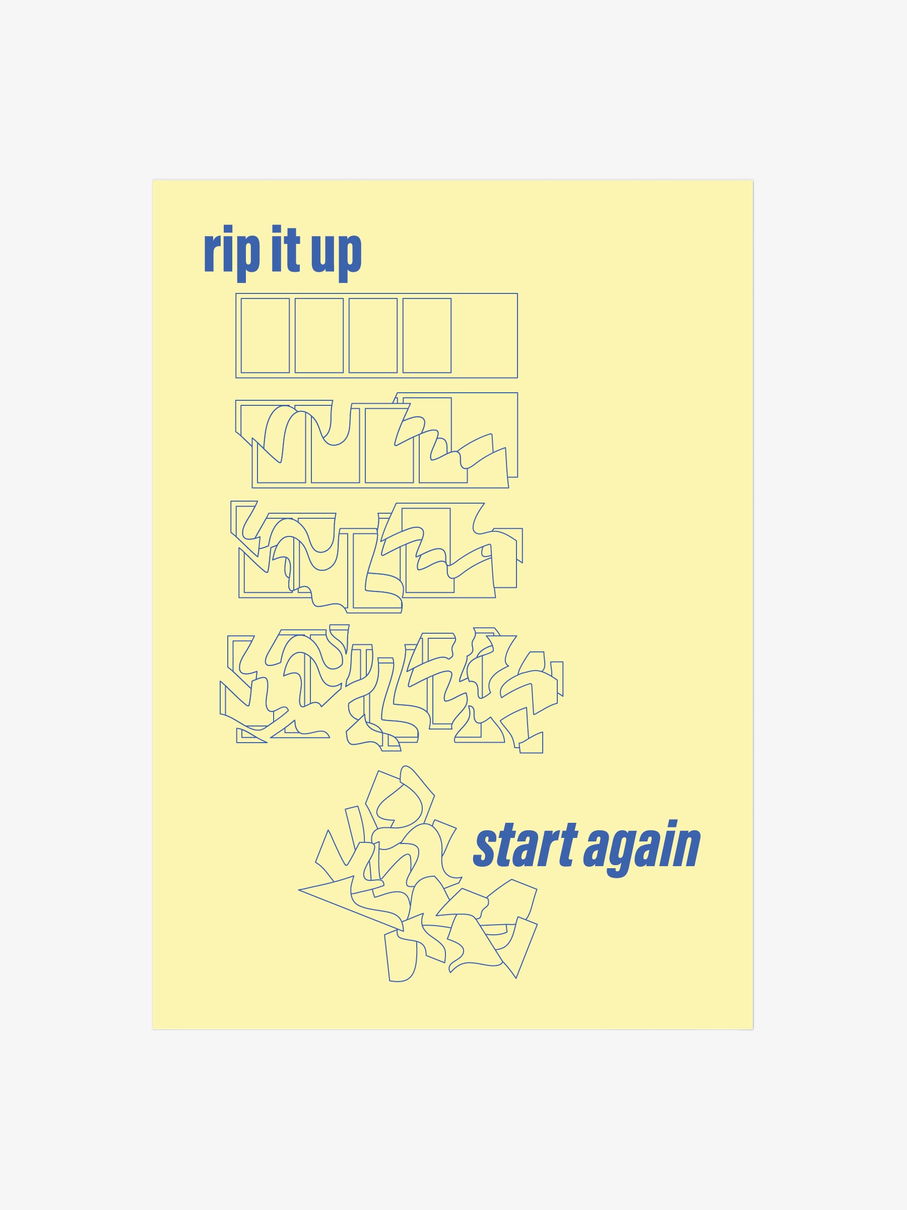 Start Again